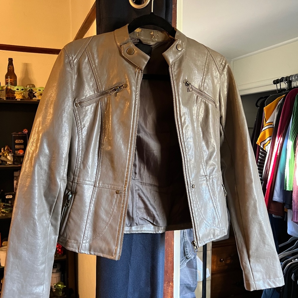 leather jacket